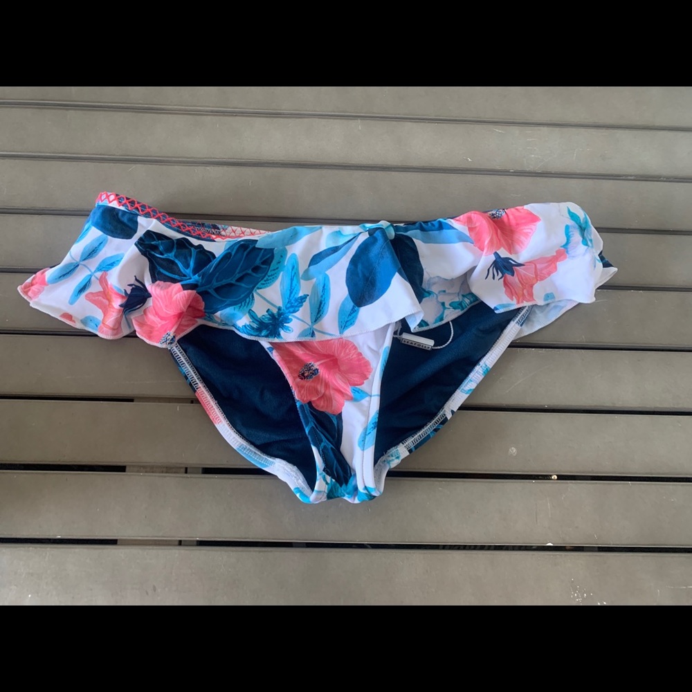 Seafolly Ruffle Bikini Bottom US Size 6 / AUS 10